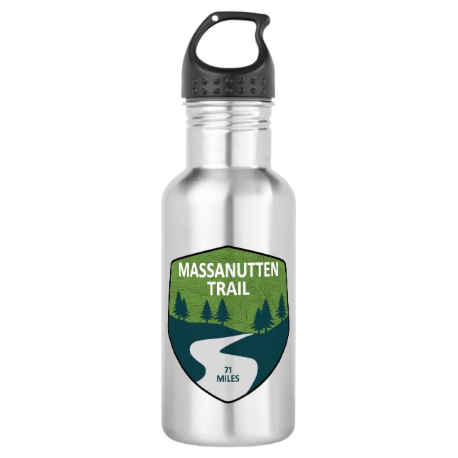 Massanutten Trail Virginia 532 Ml Water Bottle (Front)