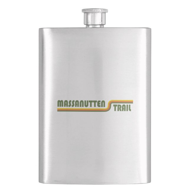 Massanutten Trail Virginia Hip Flask (Front)
