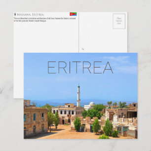Massawa, Eritrea Travel Postcard