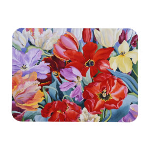 Massed Tulips 2003 Magnet