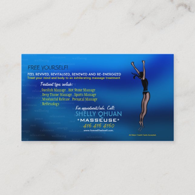 Masseuse Business Card (Front)