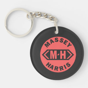 Massey Harris Tractor Class Vintage Hiking Duck Key Ring