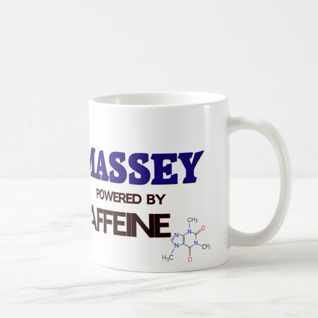 Massey powered by caffeine coffee mug (Right)