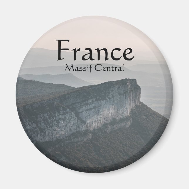 Massif Central France Magnet (Front)