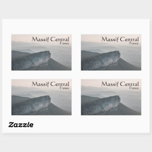 Massif Central France Rectangular Sticker