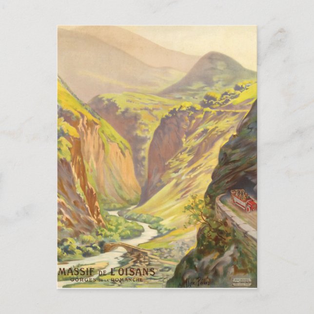 Massif De Oisans, France Postcard (Front)