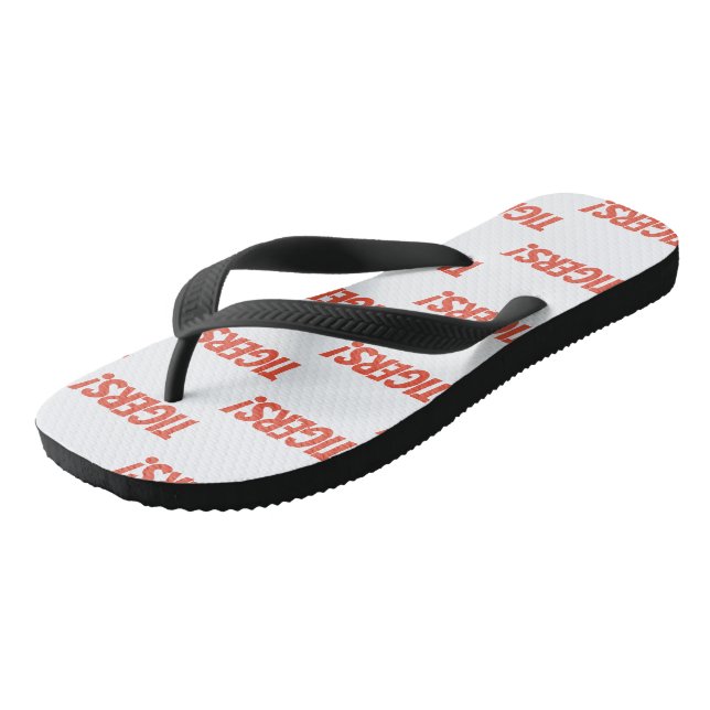 Massillon, Ohio Tigers Flip Flops (Angled)