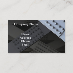 Massive Bridge Girders with Nuts and Bolts Business Card