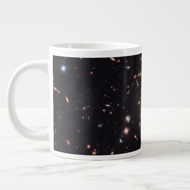 Massive Galaxy Cluster Macs J2129-0741 Large Coffee Mug (Left)