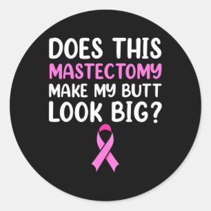Mastectomy Survivor Recovery Apparel Classic Round Sticker