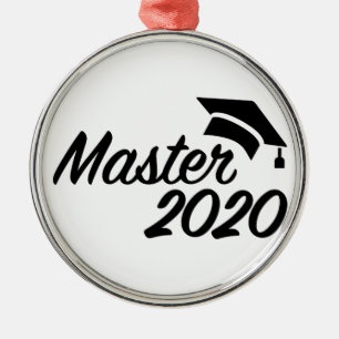 Master 2020 metal ornament