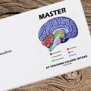 Master At Tracking Caloric Intake (Brain Attitude) Business Card