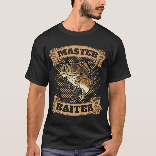 Master Baiter Classic Fishing T-Shirt (Front)