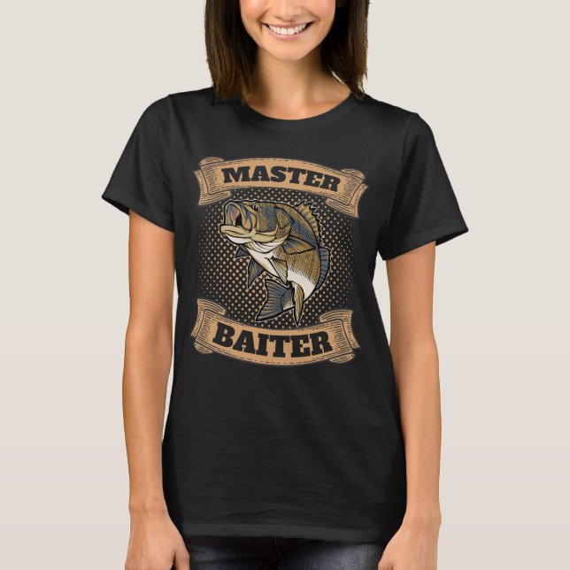 Master Baiter Classic Fishing T-Shirt (Front)