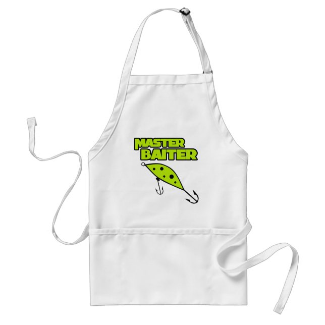 Master Baiter Fishes By Himself Standard Apron (Front)