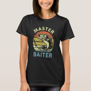 Master-Baiter Fishing-shirt Bass Dad Papa Funny T-Shirt