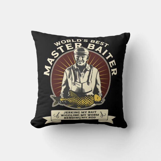 master baiter funny fishing cushion (Front)