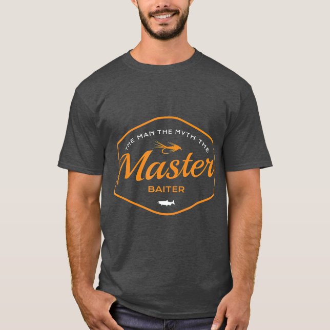 Master Baiter Funny Fishing T-Shirt (Front)