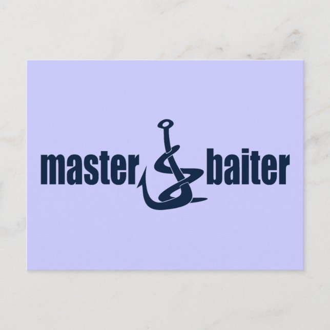Master Baiter Postcard (Front)