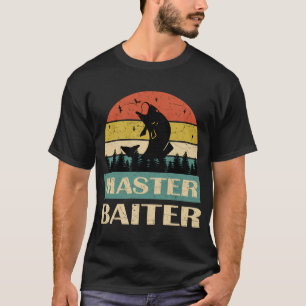 Master Baiter Retro Vintage Sunset Funny Fishing G T-Shirt