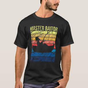 Master Baiter Vintage Bass Fishing Fisherman Men 2 T-Shirt