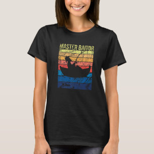 Master Baiter Vintage Bass Fishing Fisherman Men T-Shirt