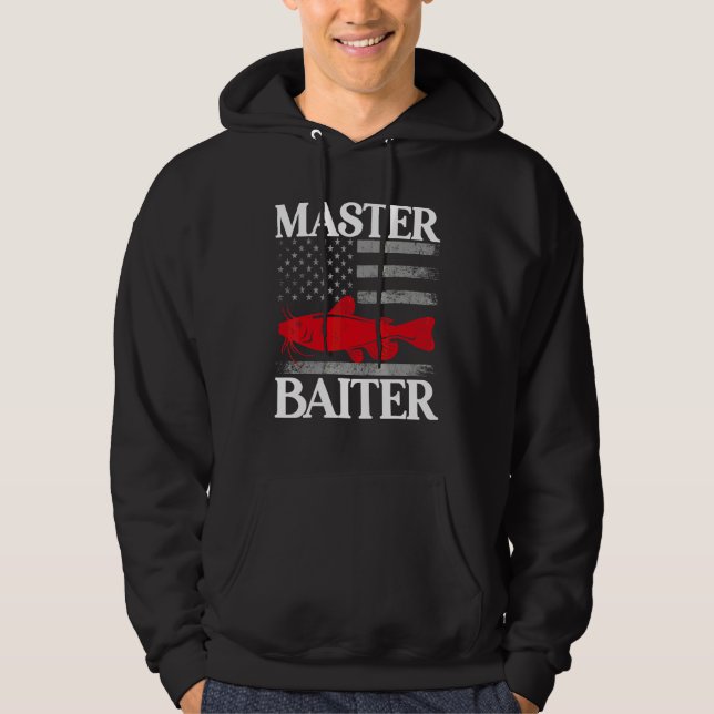 Master Baiter   Wels Catfish Hunter Hoodie (Front)
