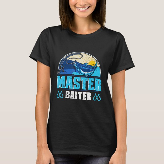 Master Baiter  Wels Catfish Hunter T-Shirt (Front)