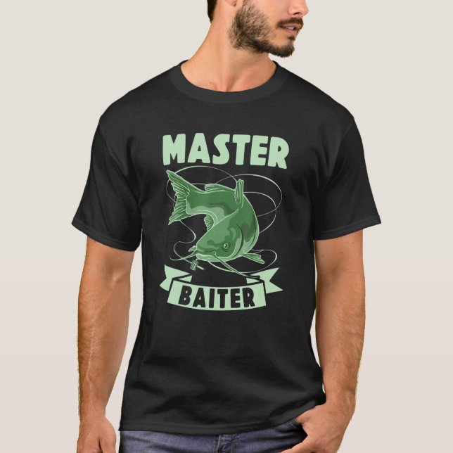 Master Baiter - Wels Catfish Hunter T-Shirt (Front)