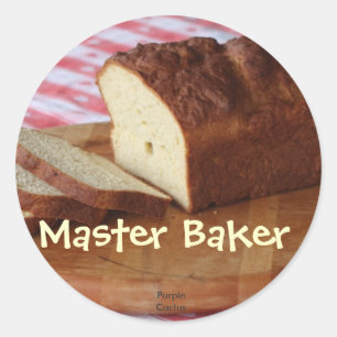 Master Baker Classic Round Sticker