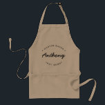 Master Baker Established year Custom Name Standard Apron<br><div class="desc">Lots of talent coming out of that kitchen. Encourage the Master Baker in your life to keep those sweet treats coming with this personalised, modern and unique apron. Customise the words and established year as you need. Comes in different colours and sizes. Don't forget the lil' bakers too. Make for...</div>