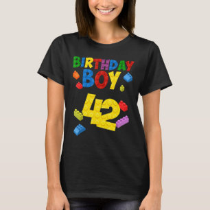 Master Builder 42 Birthday Boy 42nd Year Building T-Shirt