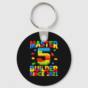 Master builder 5th birthday 2021 5 years old key ring