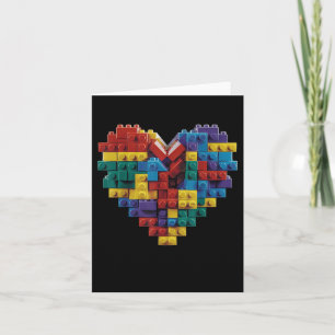Master Builder Boy Block Brick Building Heart Vale Card
