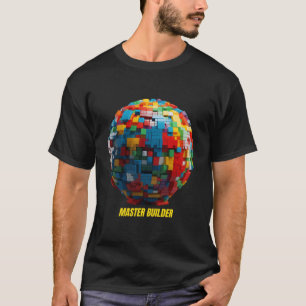 Master Builder Building Blocks Brick Builder T-Shirt