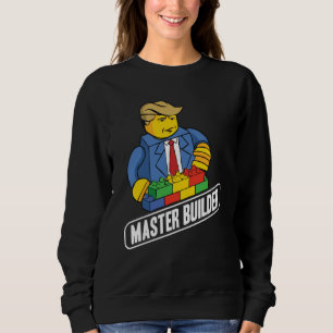 Master Builder Building Blocks Men Women Youth  25 Sweatshirt