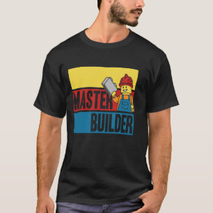 Master Builder Building Blocks  Men Women Youth  3 T-Shirt
