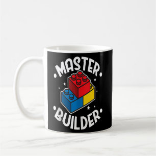 Master Builder Building Blocks Men Women Youth Ta Coffee Mug