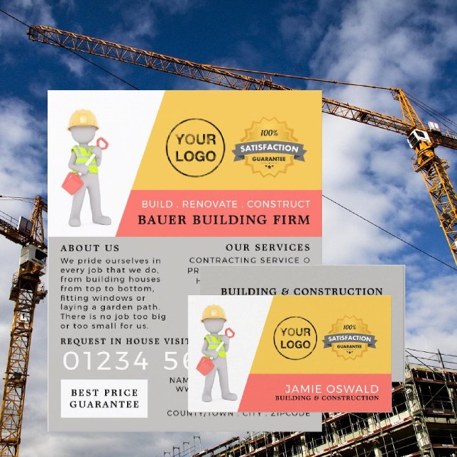 Master Builder, Building Firm, Builders Advert Flyer (Creator Uploaded)