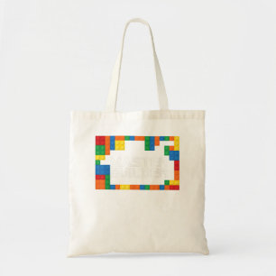 Master Builder Engineer Big Building Blocks Build Tote Bag