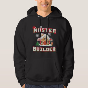 Master Builder Gingerbread House Construction Deco Hoodie
