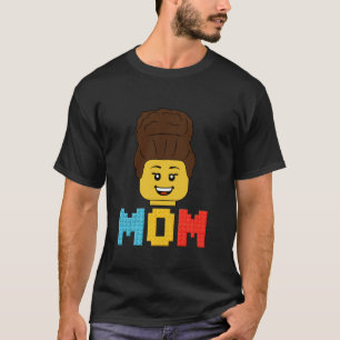 Master Builder Mom Building Bricks Blocks Matching T-Shirt