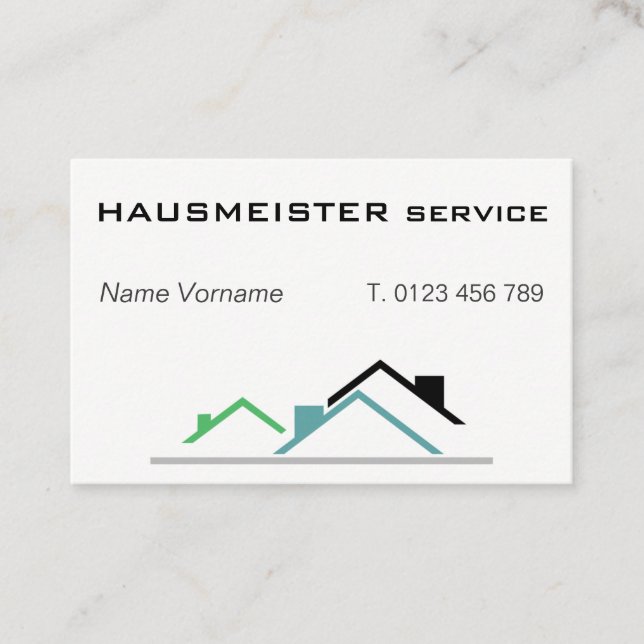 master business card (Front)