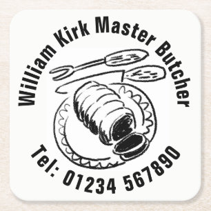 Master Butcher Beverage Coaster