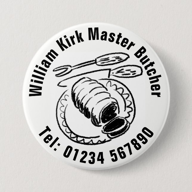 Master Butcher Button (Front)