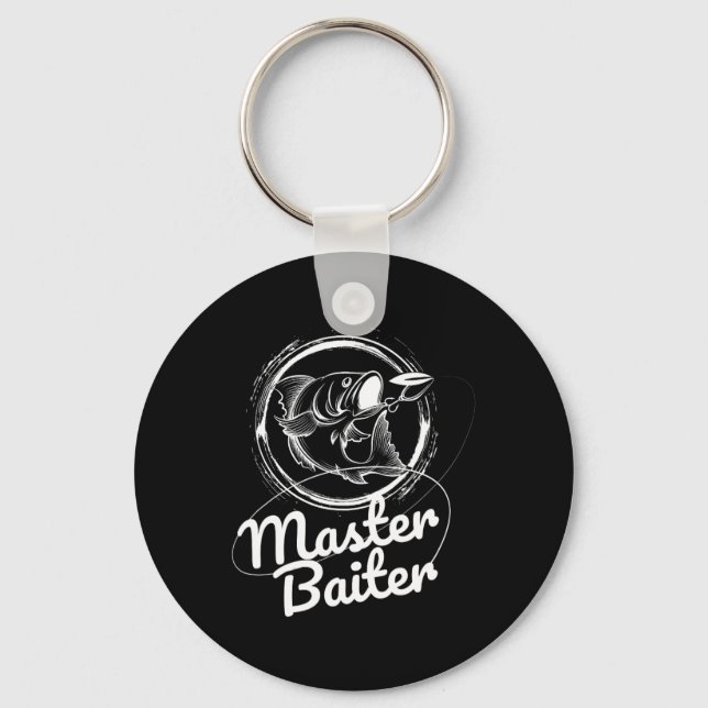 Master Byiter Fishing Shirt  Key Ring (Front)