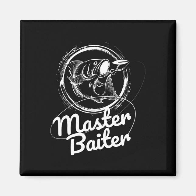Master Byiter Fishing Shirt  Magnet (Front)