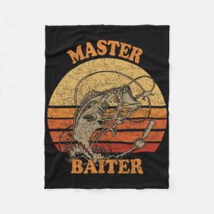 Master Byiter Funny Fishing Fleece Blanket