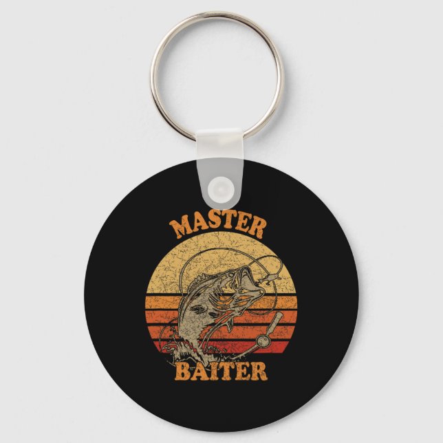 Master Byiter Funny Fishing  Key Ring (Front)