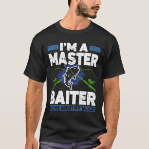 Master Byiter Shirt Funny Fishing Fisherman Fish